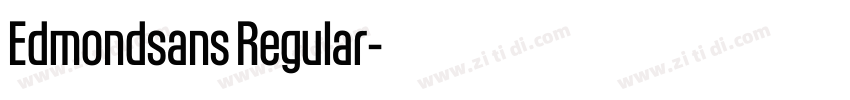 Edmondsans Regular字体转换